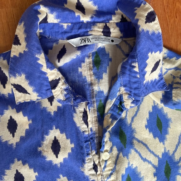 Zara two printed piece shirt and skirt set (Isabel Marant style) - Picture 5 of 10